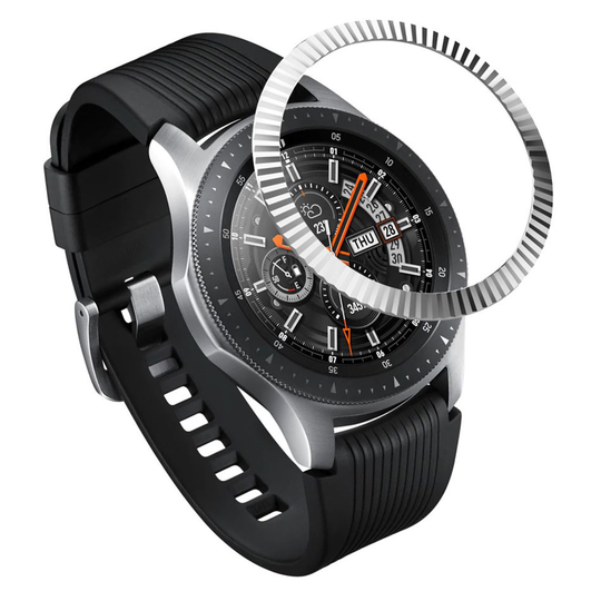 Samsung Galaxy Watch (46mm) stainless steel bezel - Silver