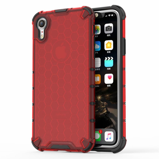 Bofink Honeycomb iPhone Xr kuoret - Punainen