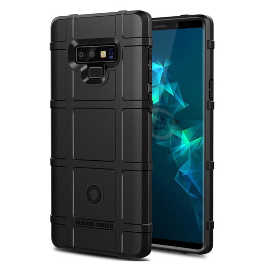 Samsung Galaxy Note9 Iskukestävä Neliö Kuviollinen Pehmeä Muovinen Takasuoja Kuori - Musta
