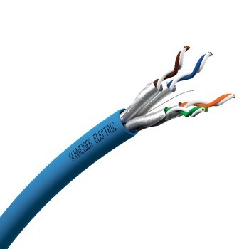 SCHNEIDER ELECTRIC ACTASSI TIETOVERKKOKAAPELI CAT6A U/FTP 2X4P DCA 500M RULLA SININEN