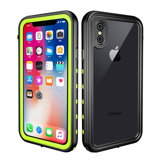 iPhone Xs Max REDPEPPER hybriidi muovinen isku ja naarmu kestävä suojakuori - Vihreä