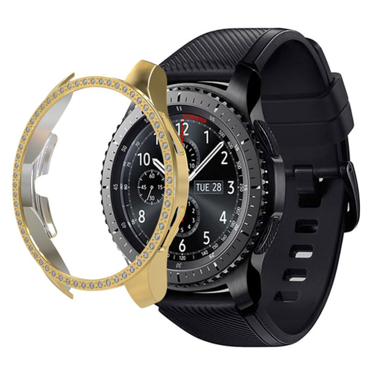Samsung Galaxy Watch (46mm) rhinestone décor frame - Gold