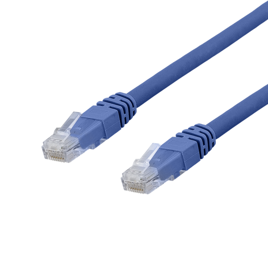 U/UTP Cat6a Laitekaapeli, 1m, 500MHz, Delta-sertifioitu, LSZH, Sininen