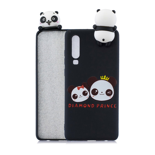 Huawei P30 3D Suloinen nukke kuosi suojakotelo - Timantti Prince