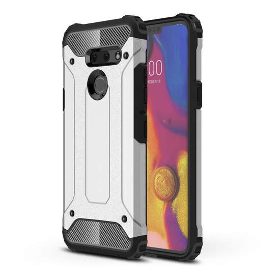 LG G8 ThinQ heavy duty hybridi suojakotelo - Hopea