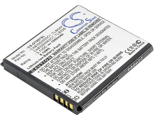 Alcatel MW40 MW40CJ MW40V akku 1650mAh