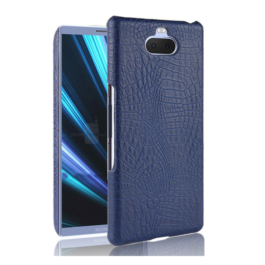 Sony Xperia 10 crocodile case - Dark Blue
