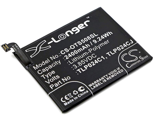 Alcatel 5046D 5046G 5046Y akku 2400mAh