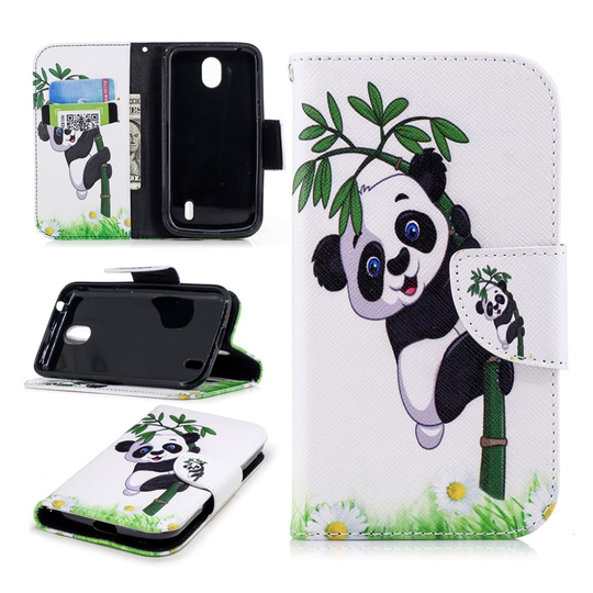 Nokia 1 persoonallinen suojakotelo - Panda ja bambu
