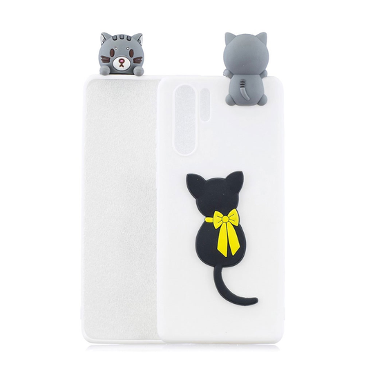 Huawei P30 Pro 3D kuvio pehmeä suojakotelo - Kissa