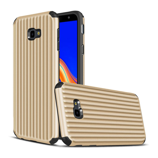 Samsung Galaxy J4 Plus (2018) suitcase hybrid case - Gold