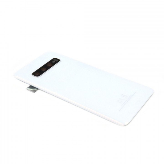 Samsung Galaxy S10 Akkukansi / Takakansi / Suojakuori - Valkoinen / Prism White (Alkuperäinen)