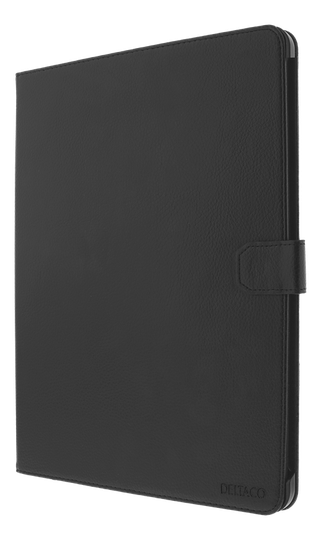 Suojakotelo 10,9" IPadille (2020), Vegaanista Nahkaa, Magneettilukitus, Telinetoiminto, Musta