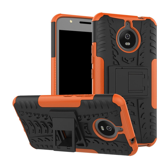 Motorola Moto E4 Plus moderni suojakuori - Oranssi