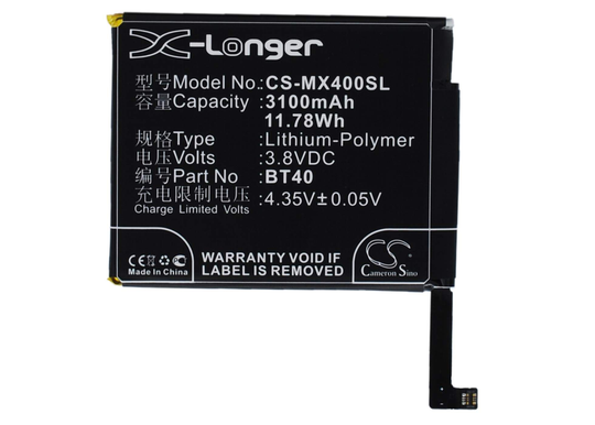 MeiZu M460 M461 MX4 akku 3100mAh