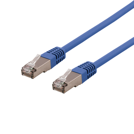U/FTP Cat6a Laitekaapeli, 1m, 500MHz, Delta-sertifioitu, LSZH, Sininen