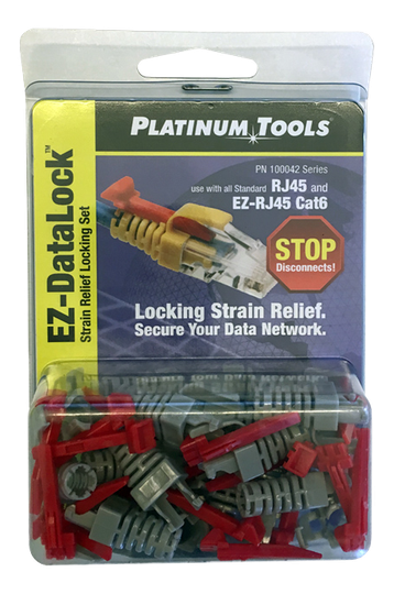 Strain Relief EZ-DataLock CAT6 (20-PACK) Grey