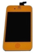 iPhone 4 LCD-näyttö + kosketuspaneeli - Oranssi