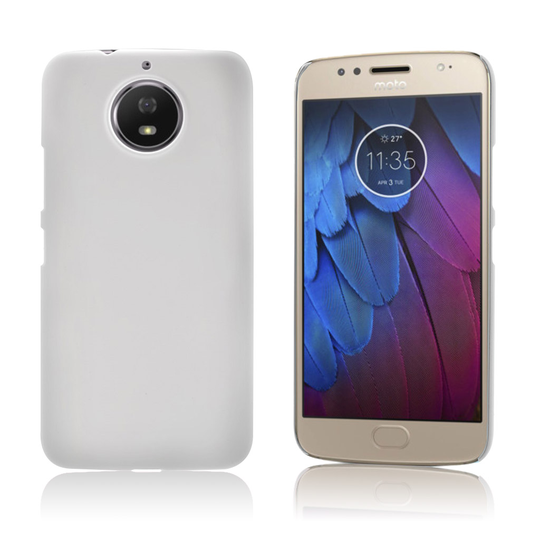 Motorola Moto G5S tyylipuhdas suojakuori - Valkoinen