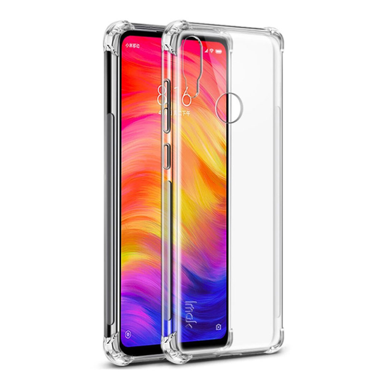 IMAK Xiaomi Redmi Note 6 Pro suojakotelo - Läpinäkyvä