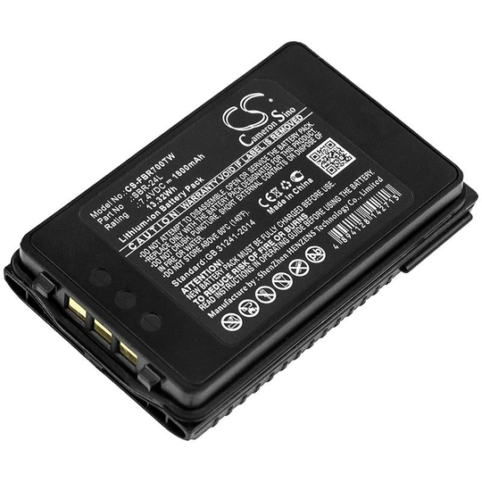 YAESU FT-70D FT-70DR FT-70DS akku 1800mAh / 13.32Wh