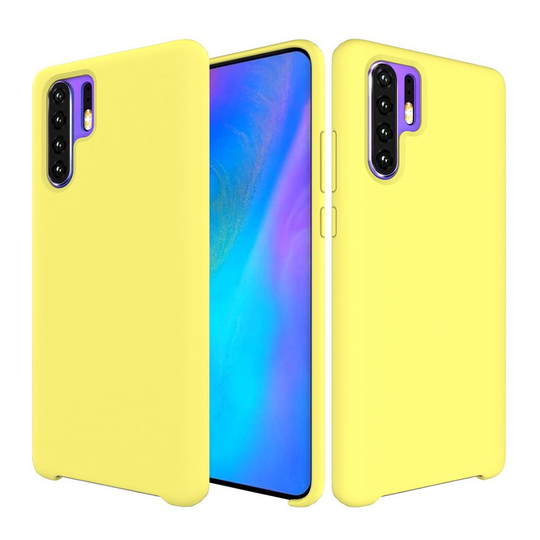 Huawei P30 Pro silikoni suojakotelo - Keltainen