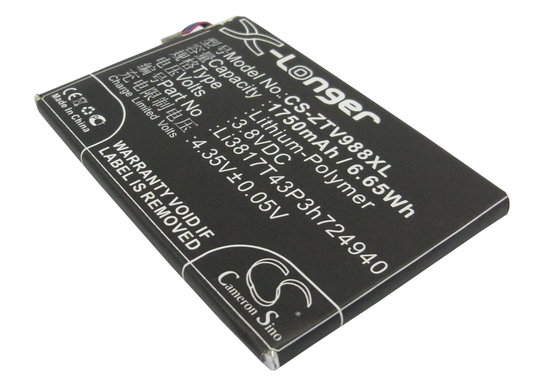 ZTE Athena Grand S Grand S LTE akku 1750 mAh