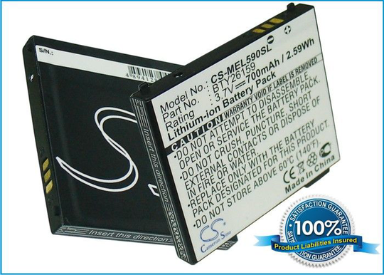 Emporia Elson EL570 Elson EL590 yhteensopiva akku 600 mAh