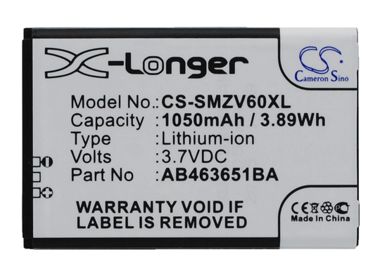 Samsung Katalyst T739 SGH- T739 Katalyst SGH-A637 akku 1050 mAh