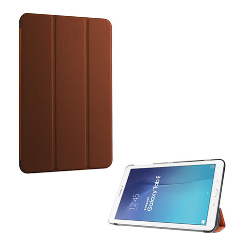 Gaarder Lines Samsung Galaxy Tab E 9.6 Nahkakotelo Standillä - Ruskea