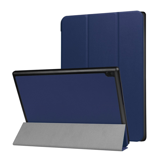 Lenovo Tab 4 10 moderni nahkakotelo - Tummansininen