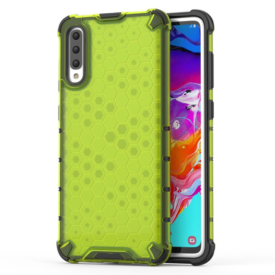 Bofink Honeycomb Samsung Galaxy A70 kuoret - Vihreä