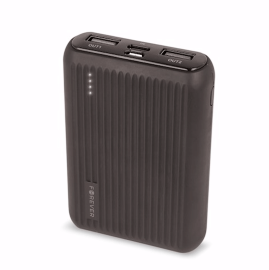 Forever PTB-05M Varavirtalähde 10 000 mAh - Musta