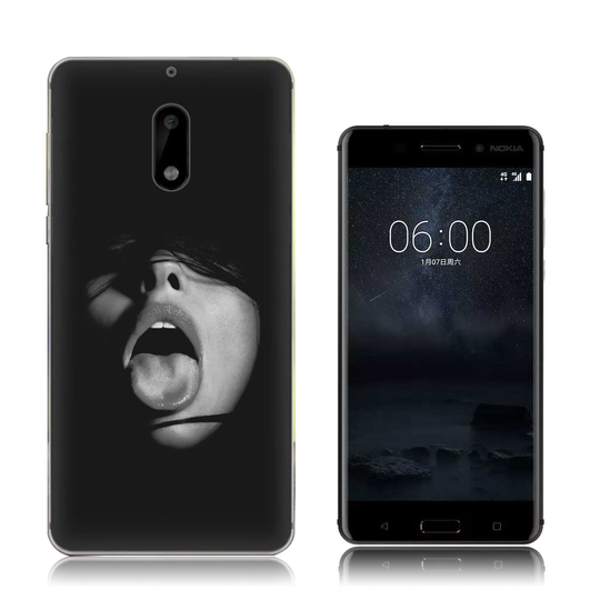 Softlyfit Nokia 6 Kohokuioitu Joustava Muovikuori - Kuuma Nainen