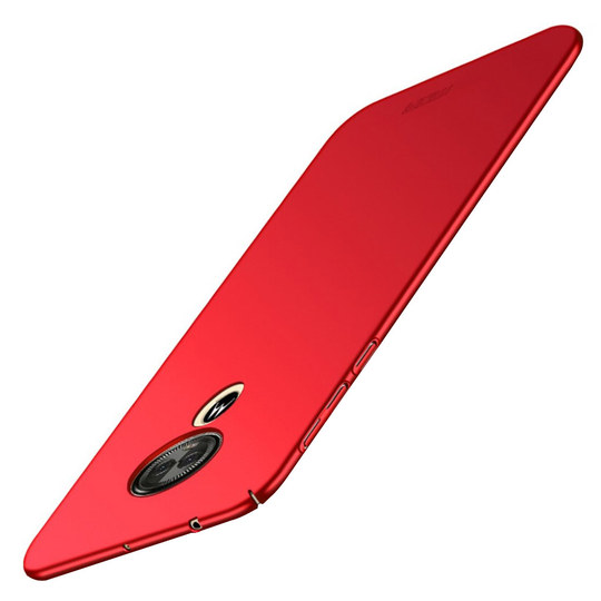 MOFI Shield Motorola Moto E5 Play huurrettu suojakotelo - Punainen