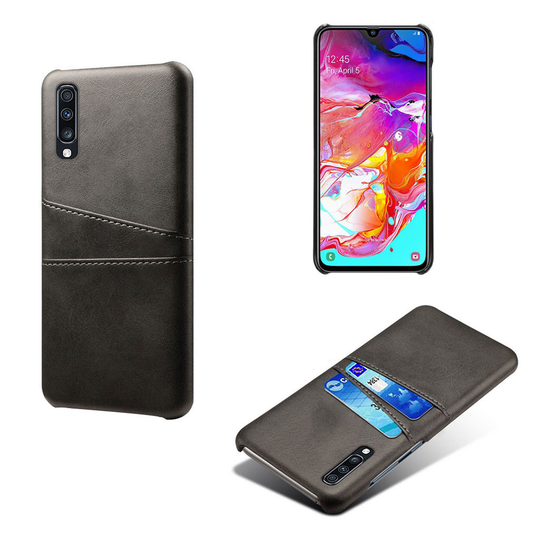 Dual Card Samsung Galaxy A70 kuoret - Musta