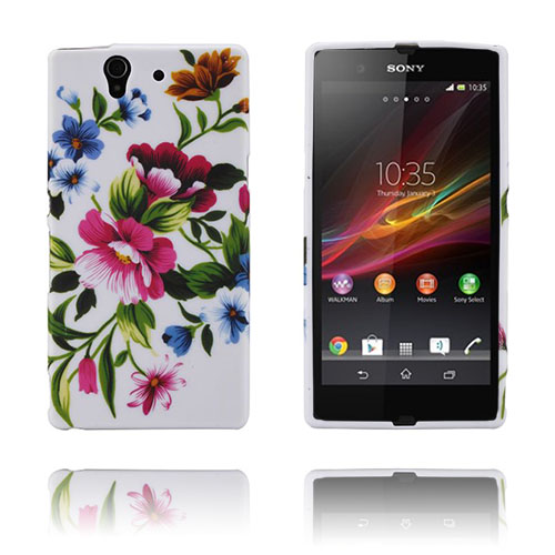 Symphony (Vaaleanpunaiset kukat) Sony Xperia Z Suojakuori