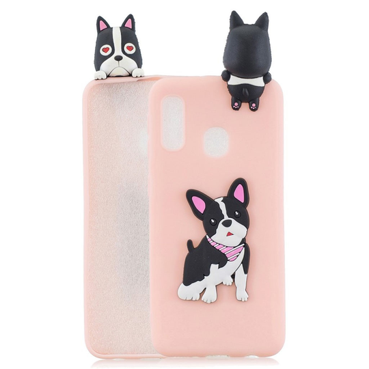 Cute 3D Samsung Galaxy A20e kuoret - Koira
