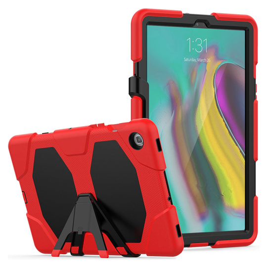 Samsung Galaxy Tab S5e shockproof silicone hybrid case - Red