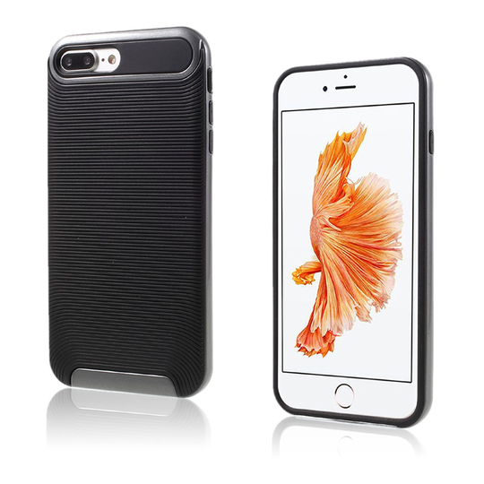 Sørensen Phone 7 Plus / 8 Plus Joustava Takakansi - Harmaa