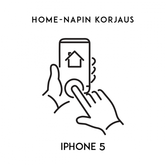 iPhone huolto - Apple iPhone 5 Home napin korjaus