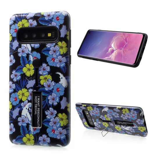 Samsung Galaxy S10 kohokuvioitu hybridi suojakotelo - Style I