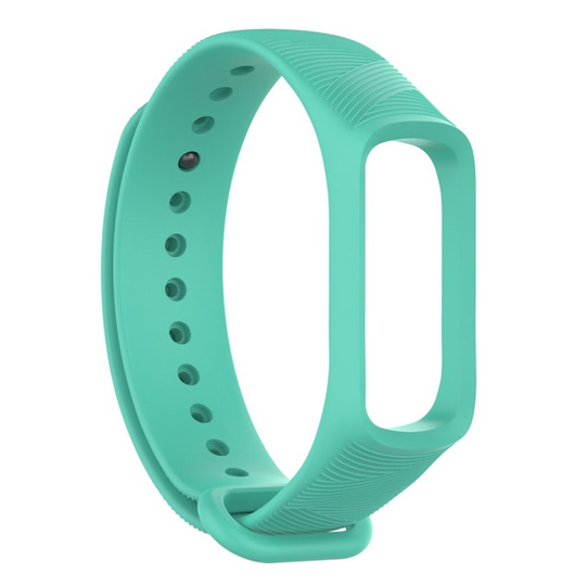 Samsung Galaxy Fit e twill design silicone watch band - Cyan