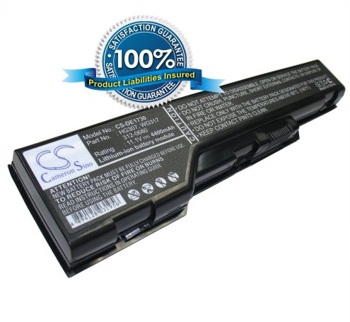 Dell DELL XPS M1730 XPS 1730 akku 4400 mAh - Musta