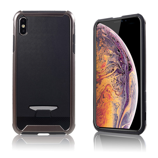 iPhone 9 Plus Pehmeä Muovinen Ontto Takasuoja Kuori Lämpösuojalla - Punainen