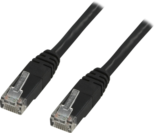 U/UTP Cat6 Laitekaapeli, 30m, 250MHz, Delta-sertifioitu, LSZH, Musta