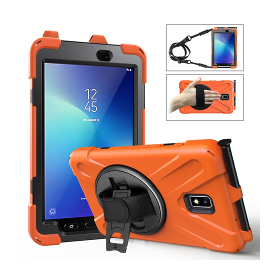 Samsung Galaxy Tab Active 2 X-Shape combo case - Orange