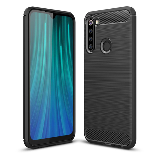 Carbon Flex Xiaomi Redmi Note 8 kuoret - Musta