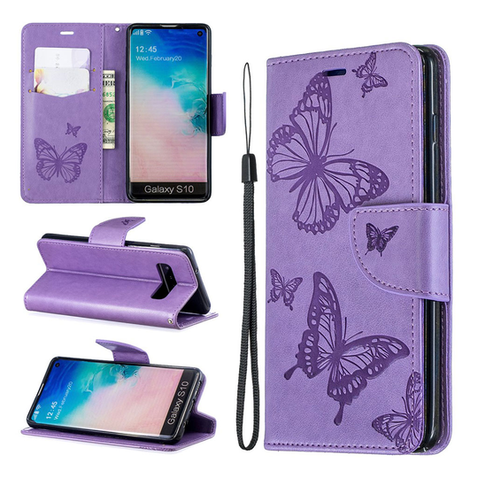 Butterfly Samsung Galaxy S10 kotelot - Violetti