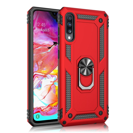 Bofink Combat Samsung Galaxy A70 kuoret - Punainen